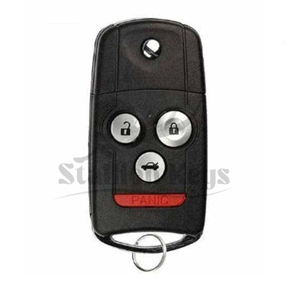 2007-2013 Acura MDX / RDX / 4-Button Flip Key / PN: 35111-STX-326 / N5F0602A1A / AFTERMARKET 2007-2013 Acura MDX / RDX / 4-Button Flip Key / PN: 35111-STX-326 / N5F0602A1A / AFTERMARKET